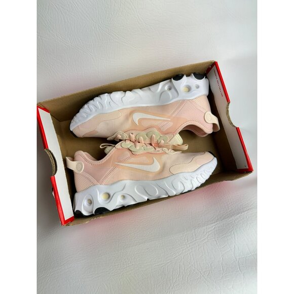 F2- SIZE 6.5 WOMEN'S NIKE REACT ART3MIS ORANGE PEARL/WHITE/IVORY CN8203-800 - Picture 9 of 9